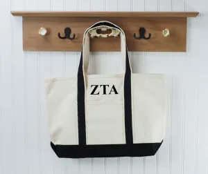 Zeta Tau Alpha Boat Tote