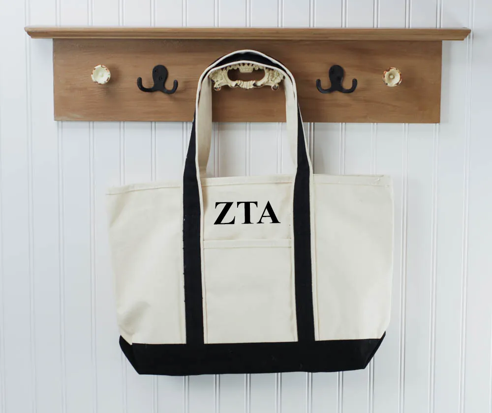 Zeta Tau Alpha Boat Tote